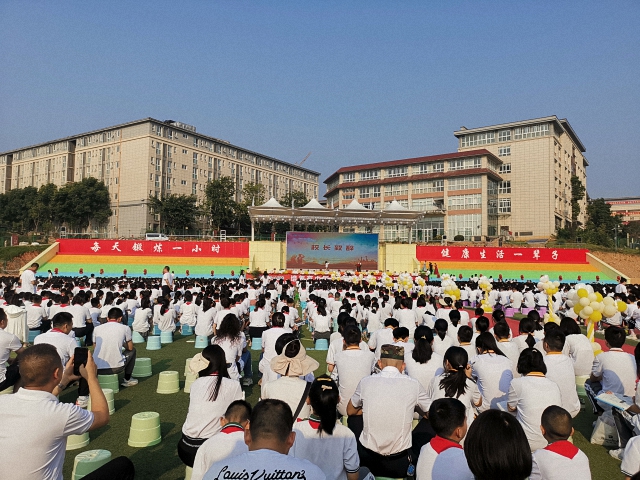 成都鷹皇科技承建眉山東辰國際學(xué)校體育場戶外燈光音響LED顯示屏工程項目竣工
