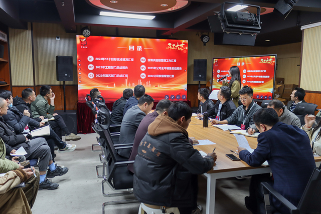 成都鷹皇科技召開2024新春開工會議暨2023年度總結(jié)大會