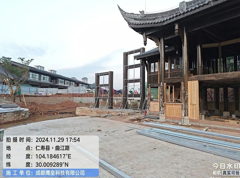 仁壽萬景天府長平文化水街的舞臺燈光音視頻項(xiàng)目